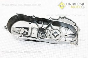 Крышка вариатора тип №1, серебристая. Китай (Скутер 2Т-Ременной / UM3120-V26)