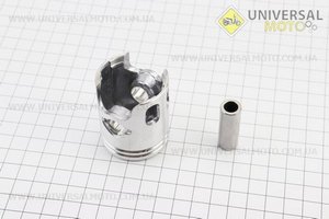 Поршневий комплект (поршень, кільця, палець) 50см.куб. 40мм +0,25 (палець 12мм). TATA (Запчастини до 2Т ременного скутера / UM3121-V00)