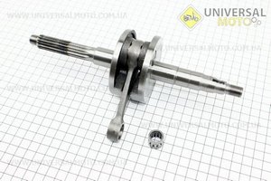 Коленвал (палец 12мм, 15шлицов) Keeway. GXmotor (Скутер 2Т-Ременной / UM3121-V02)