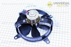 Вентилятор радиатора 250сс (на 4 крепления)