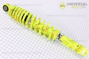 Амортизатор задний 320мм (регулируемый, цвет - лимонный с паутиной). NAIDITE (Скутер Viper Race / UM3140-V06)