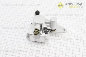 Тормозной суппорт передней системы (однопоршневой) с колодками "полумесяц". Китай (Скутер Viper Race / UM3140-V90)