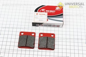 Тормозные колодки передние "квадрат" комплект . ZHENGHE (Скутер Viper Race / UM3141-V09)