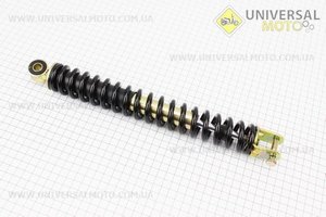 Амортизатор задній GY6 / Honda - 325мм * d41мм (втулка 10мм / вилка 8 мм), чорний. Китай (Запчастини до японського скутера / UM3142-V00)
