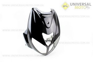 пластик - основной (где фара) Race1, Черный . Китай (Скутер Viper Race / UM3142-V01)