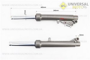 Амортизатор передній лівий, правий комплект 405мм Race2 (темно-сірі). Китай (Запчастини на Viper Race / UM3143-V85)