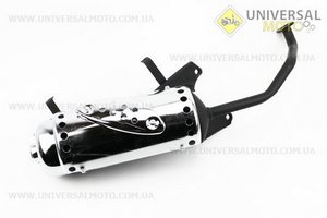 Глушник в зборі "бочонок" - оригінал. Китай (Запчастини на скутер Viper Wind / UM3150-V16)