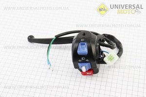 Блок кнопок на руле левый с рычагом. Китай (Скутер Viper Wind / UM3151-V16)