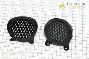 пластик - вставка-решетка пластика заднего бокового лев, правая комплект 2 штуки . Китай (Скутер Viper Grand Prix / UM3160-V03)