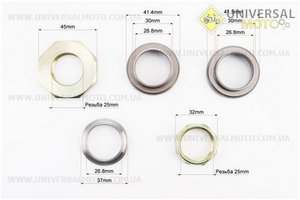 Підшипник рульової в зборі (комплект). Китай (Запчастини на скутер Viper Grand Prix / UM3160-V27)