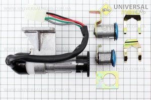 Замки комплект (запалювання, сидіння, багажник). EURORUN (Запчастини на скутер Viper Grand Prix / UM3160-V92)