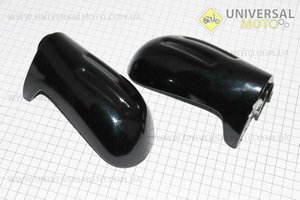 Пластик - захист для рук лівий, правий комплект 2шт, ЧОРНИЙ (металік). Китай (Запчастини на скутер Viper Grand Prix / UM3162-V42)