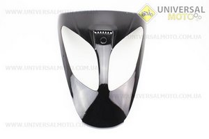 пластик - передний верхний (где фара), Черный . Китай (Скутер Viper Storm / UM3170-V59)