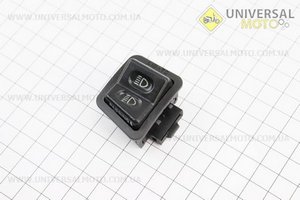 Кнопка - ближнє / дальнє світло (4 контакти). Китай (Запчастини на скутер Viper Storm / UM3170-V67)