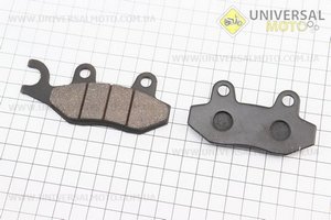 Гальмівні колодки (дискові) праве вухо, Viper - RACE / STORM / CG / СВ / HONDA-LS125; NSR 50; MBX 50 / LIFAN / KYMCO-Pulsar / LONCIN, комплект 2шт. Китай (Запчастини до 4Т скутера / UM3171-V12)