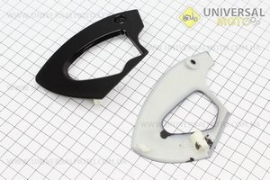 пластик - вставки боковые пластика руля переднего комплект Storm New, Черный . Китай (Скутер Viper Storm / UM3171-V55)