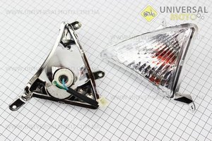 Повороти передні комплект Storm 2013. Китай (Запчастини на скутер Viper Storm / UM3172-V13)