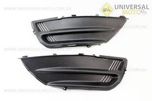 Пластик - вставки бічні пластика заднього бокового комплект 2шт. Китай (Запчастини на скутер Viper Storm / UM3172-V41)