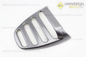 Пластик - багажник задній "спойлер" модель 1, 2, СІРИЙ. Китай (Запчастини на скутер Viper Storm / UM3172-V56)