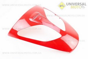 Пластик - передній верхній (де фара), ЧЕРВОНИЙ. Китай (Запчастини на скутер Viper Storm / UM3172-V62)