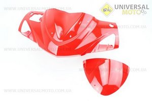 пластик - руля передний "голова" Storm New, Красный . Китай (Скутер Viper Storm / UM3172-V67)