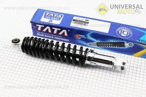 Амортизатор задній GY6 - 315мм * d55мм (втулка 10мм / вилка 8 мм), чорний. TATA (Запчастини на скутер / UM3174-V08)