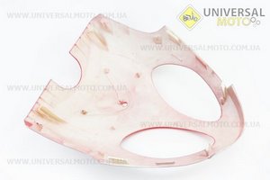 УЦІНКА STORM пластик - передній верхній (де фара) Fotong - Corvette, СІРИЙ-ЧЕРВОНИЙ (подряпини). Китай (Запчастини на скутер Viper Storm / UM3175-V68)