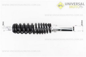 Амортизатор задній GY6 - 330мм * d55мм (втулка 10мм / вилка 8 мм), чорний. TATA (Запчастини на скутер Viper Storm / UM3175-V69)