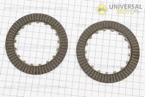 Диск зчеплення фрикційний комплект 2 шт DELTA. TMMP (Запчастини для мопеда Дельта / UM3181-V82)