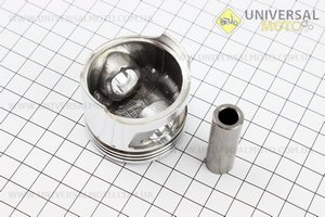 Поршневий комплект (поршень, кільця, палець) 70см.куб. 47мм +0,25 (палець 13мм). TMMP (Запчастини для мопеда Дельта / UM3182-V00)