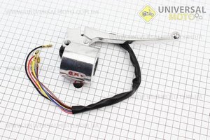 Блок кнопок на кермі правий з важелем DELTA. TATA (Запчастини для мопеда Дельта / UM3183-V36)