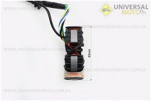 Статор магнето (генератора) (6 котушок "5 проводів"). TATA (Запчастини для мопеда Дельта / UM3184-V68)