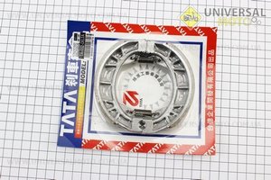 Гальмівні колодки задні комплект, 106мм (пружини прямі). TATA (Запчастини для мопеда Дельта / UM3186-V10)