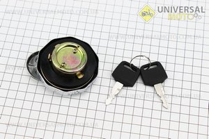 Кришка бака кругла (з ключем). GXmotor (Запчастини на скутер Viper Alpha / UM3192-V54)