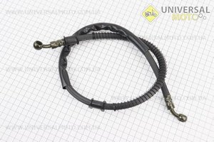 Шланг гальмівний передній 85см (під болт-штуцер 10/10мм) MUSTANG-125см.куб.. TATA (Запчастини на скутер Viper Alpha / UM3193-V29)