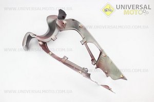 Пластик - передній середній (де замок запал.), БОРДОВИЙ. Китай (Запчастини на скутер Viper Active / UM3200-V68)