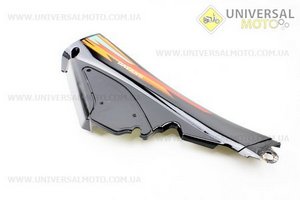 пластик - боковой средний правый, Черный . Китай (Мопед Viper Active / UM3200-V71)