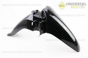 Пластик - крило переднє, ЧОРНИЙ. Китай (Запчастини на скутер Viper Active / UM3201-V78)