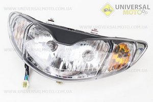 Фара передня у зборі (дві лампи). Китай (Запчастини на скутер Viper Active / UM3202-V21)
