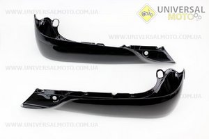 пластик - защиты ног правый + левый комплект, Черный . Китай (Мопед Viper Active / UM3202-V33)