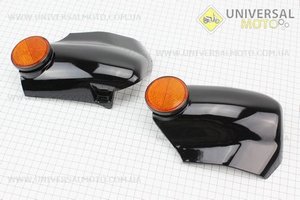 пластик - ПОЛНЫЙ комплект - 14 деталей, Черный . Китай (Мопед Viper Active / UM3202-V44)