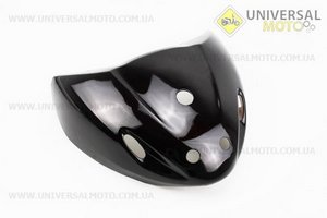 пластик - передний верхний (под рулем) "клюв", темно-БОРДОВЫЙ. Китай (Мопед Viper Active / UM3202-V52)