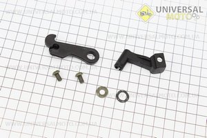 Рычаг троса "подсоса" (дросселя), комплект. Китай (Мопед Active / UM3202-V80)