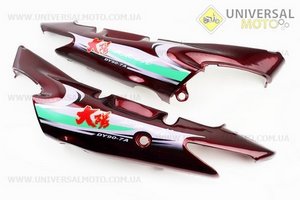 Пластик - ПОВНИЙ комплект - 17 деталей, бордовий. Китай (Запчастини на скутер Viper Active / UM3203-V45)