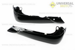 пластик - ПОВНИЙ комплект - 19 деталей, чорний. Китай (Запчастини на скутер Viper Active / UM3203-V58)