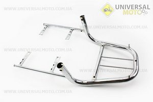 Багажник задній + підніжки комплект "хром" тип 1. Китай (Запчастини на скутер Viper Active / UM3203-V67)