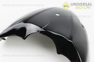 УЦІНКА Пластик - передній верхній (під кермом) "дзьоб", чорний (див. фото). Китай (Запчастини на скутер Viper Active / UM3204-V01)