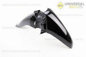 УЦІНКА пластик - ПОВНИЙ комплект - 17 деталей, чорний (невелика тріщина на голові). Китай (Запчастини на скутер Viper Active / UM3204-V05)