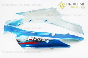 Пластик - бічний задній лівий, правий комплект 2шт, БЛАКИТНИЙ. Китай (Запчастини на скутер Viper Active / UM3204-V24)
