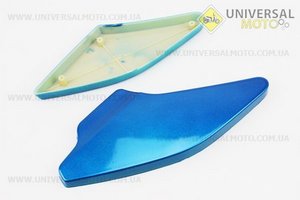Пластик - накладка порога правий+лівий комплект, БЛАКИТНИЙ. Китай (Запчастини на скутер Viper Active / UM3204-V28)